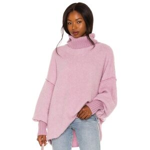 Free People Milo Pullover in Moonlit Orchid